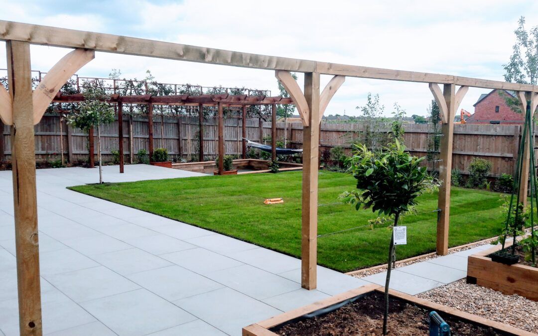 Design and construction of a new-build garden in Sleaford